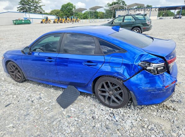 2HGFE2F58NH531042 2022 HONDA CIVIC Blue Rear left