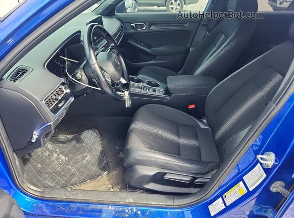 2HGFE2F58NH531042 2022 HONDA CIVIC Blue Front interior view