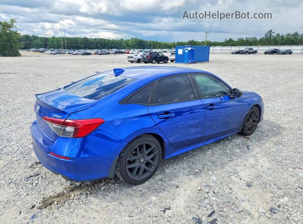 2HGFE2F58NH531042 2022 HONDA CIVIC Blue Rear right