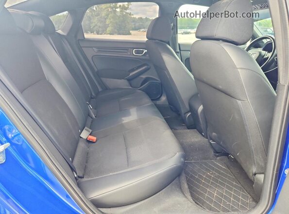 2HGFE2F58NH531042 2022 HONDA CIVIC Blue Rear seats view