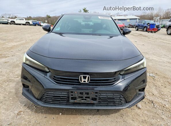 2HGFE2F58NH567037 2022 HONDA CIVIC Black Front view