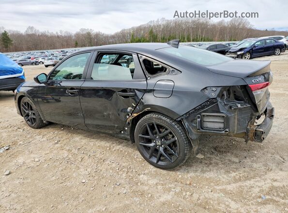 2HGFE2F58NH567037 2022 HONDA CIVIC Black Rear left