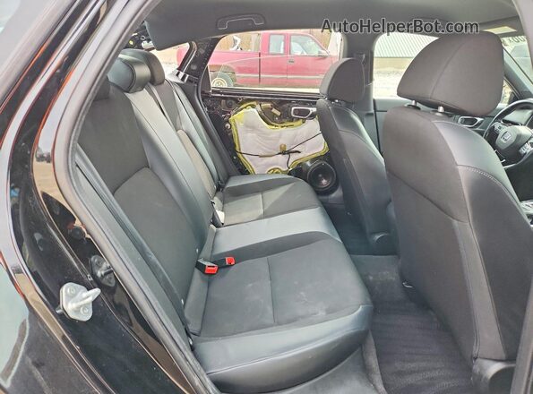 2HGFE2F58NH567037 2022 HONDA CIVIC Black Rear seats view