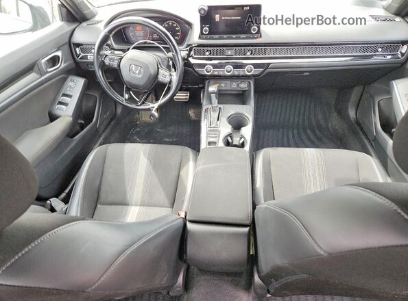 2HGFE2F58NH567037 2022 HONDA CIVIC Black Dashboard view