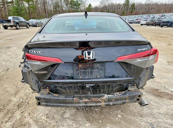 2HGFE2F58NH567037 2022 HONDA CIVIC Black Rear view