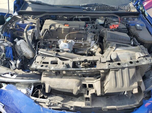 2HGFE2F58NH576174 2022 HONDA CIVIC Blue Rear interior view