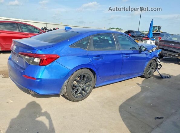 2HGFE2F58NH576174 2022 HONDA CIVIC Blue Rear right