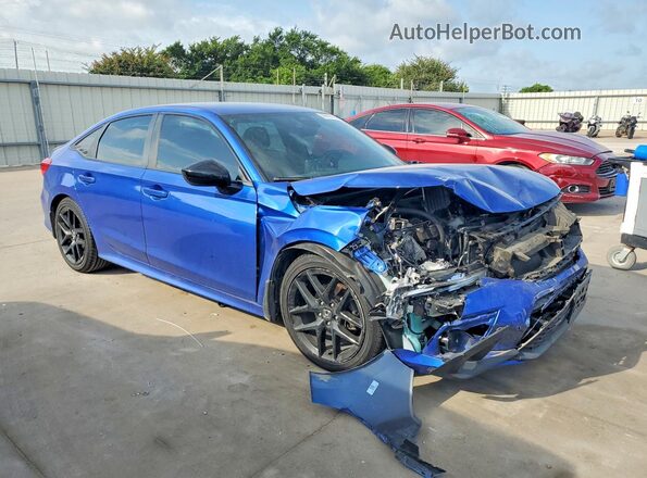 2HGFE2F58NH576174 2022 HONDA CIVIC Blue Front right