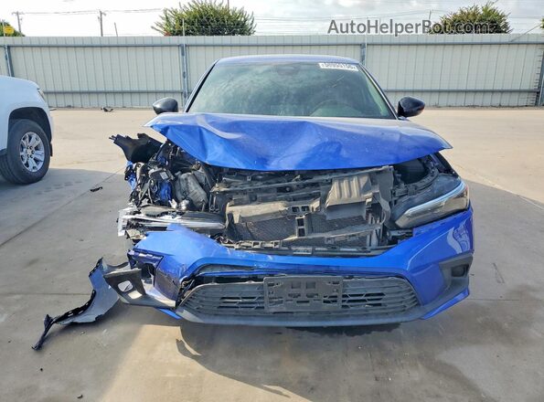 2HGFE2F58NH576174 2022 HONDA CIVIC Blue Front view