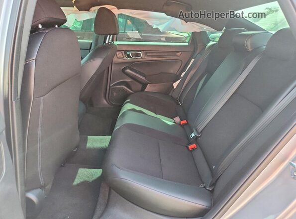 2HGFE2F58NH602627 2022 HONDA CIVIC Silver უკანა სავარძლების ხედი