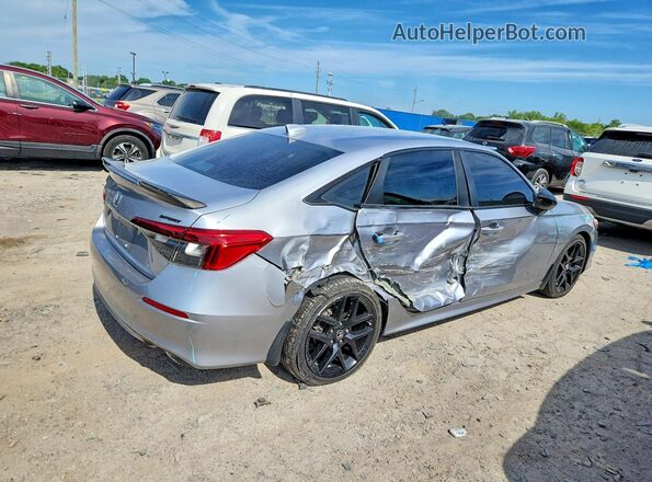 2HGFE2F58NH602627 2022 HONDA CIVIC Silver უკანა მარჯვენა