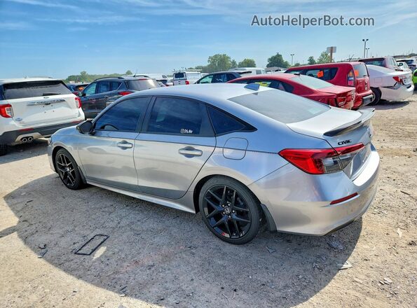 2HGFE2F58NH602627 2022 HONDA CIVIC Silver უკანა მარცხენა