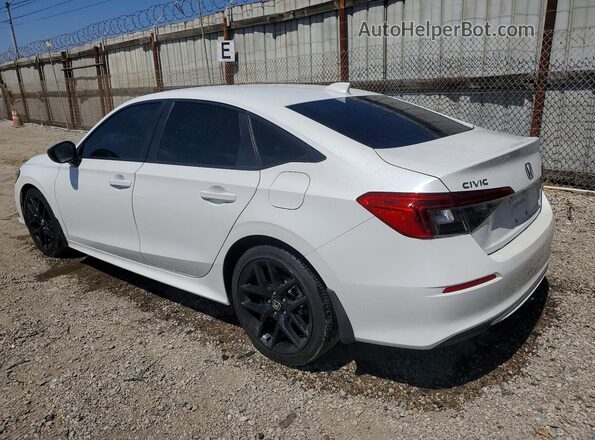 2HGFE2F58PH511862 2023 HONDA CIVIC Белый Задняя левая четверть