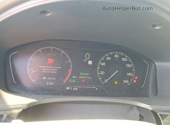 2HGFE2F58PH511862 2023 HONDA CIVIC Белый Вид щитка приборов