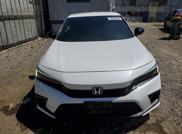 2HGFE2F58PH511862 2023 HONDA CIVIC Белый Вид спереди