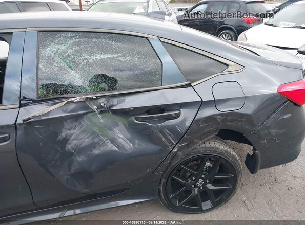 2HGFE2F58PH548295 2023 HONDA CIVIC Gray Widok z przodu