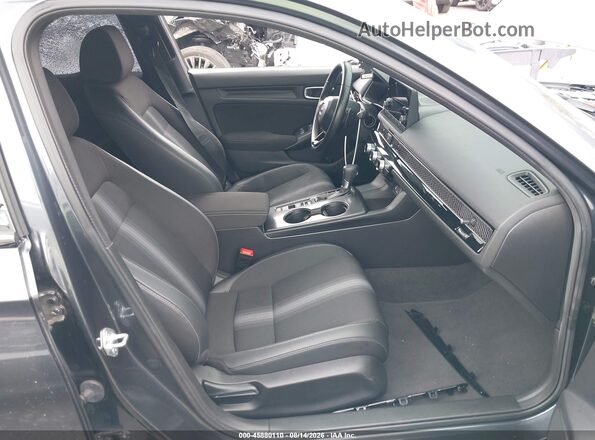 2HGFE2F58PH548295 2023 HONDA CIVIC Gray Widok wnętrza z przodu