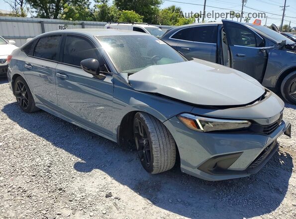 2HGFE2F58PH552055 2023 HONDA CIVIC Серый Передняя правая четверть