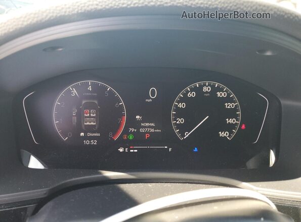 2HGFE2F58PH560317 2023 HONDA CIVIC White Սարքավորումների վահանակի տեսք