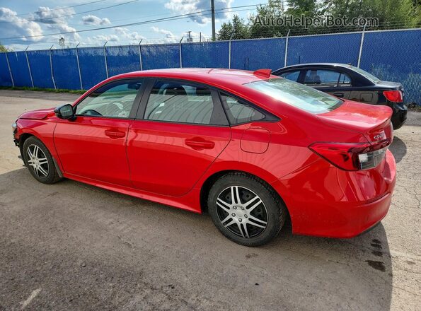 2HGFE2F58RH116888 2024 HONDA CIVIC Red Задня ліва чверть