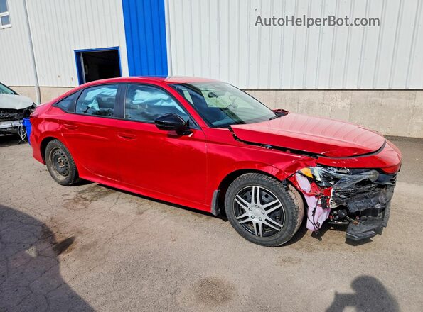 2HGFE2F58RH116888 2024 HONDA CIVIC Red Передня права чверть