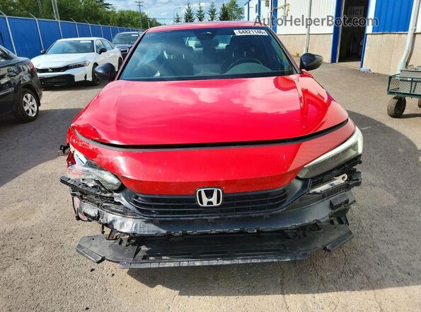 2HGFE2F58RH116888 2024 HONDA CIVIC Red Вид спереду