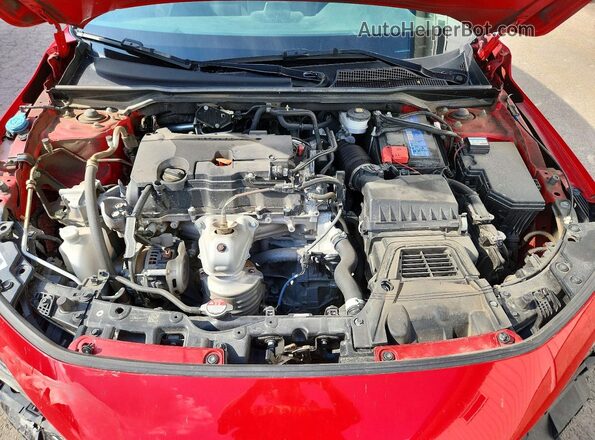 2HGFE2F58RH116888 2024 HONDA CIVIC Red Вид задньої частини салону