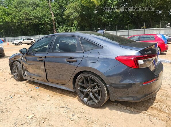 2HGFE2F58RH516241 2024 HONDA CIVIC Gray Trasero izquierdo