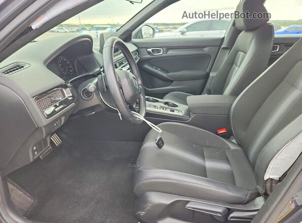2HGFE2F58RH523187 2024 HONDA CIVIC Blue Widok wnętrza z przodu