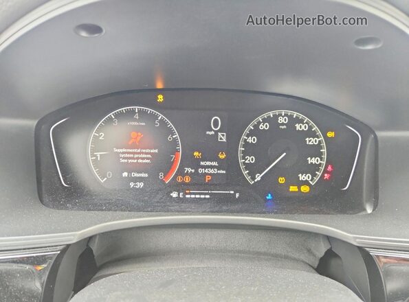 2HGFE2F58RH523187 2024 HONDA CIVIC Blue Widok zestawu wskaźników