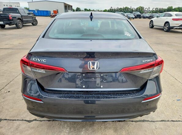 2HGFE2F58RH523187 2024 HONDA CIVIC Blue Widok z tyłu