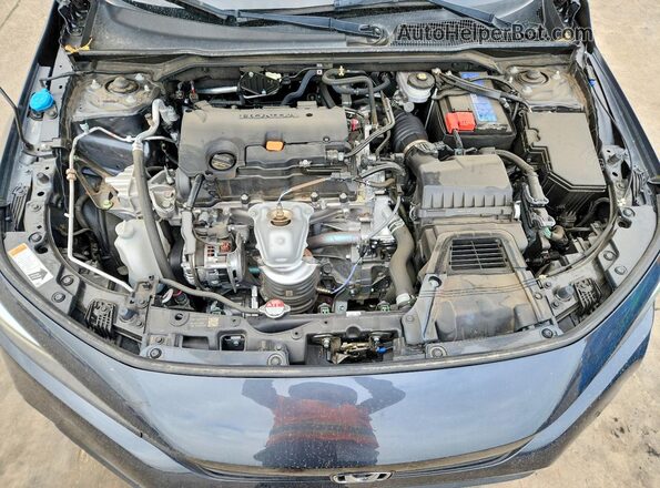 2HGFE2F58RH523187 2024 HONDA CIVIC Blue Widok wnętrza z tyłu