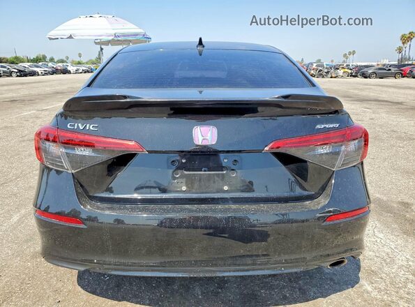 2HGFE2F58RH545965 2024 HONDA CIVIC Black Հետևի տեսք