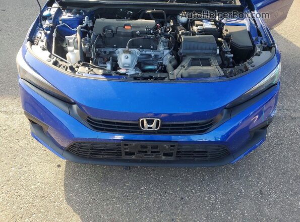 2HGFE2F58RH555976 2024 HONDA CIVIC Blue Widok wnętrza z tyłu
