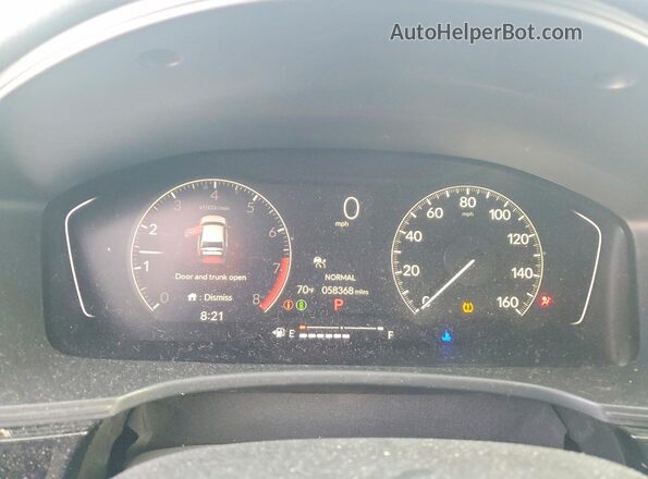 2HGFE2F58RH555976 2024 HONDA CIVIC Blue Widok zestawu wskaźników