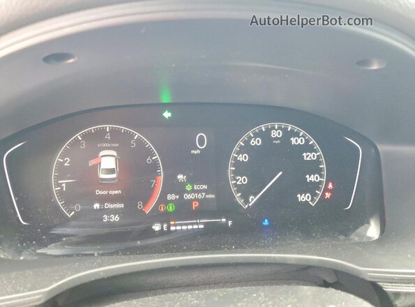 2HGFE2F58RH569568 2024 HONDA CIVIC Blue Widok zestawu wskaźników