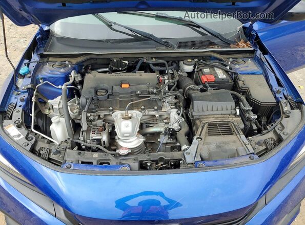 2HGFE2F58RH569568 2024 HONDA CIVIC Blue Widok wnętrza z tyłu