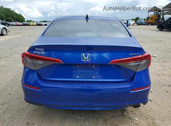 2HGFE2F58RH569568 2024 HONDA CIVIC Blue Widok z tyłu