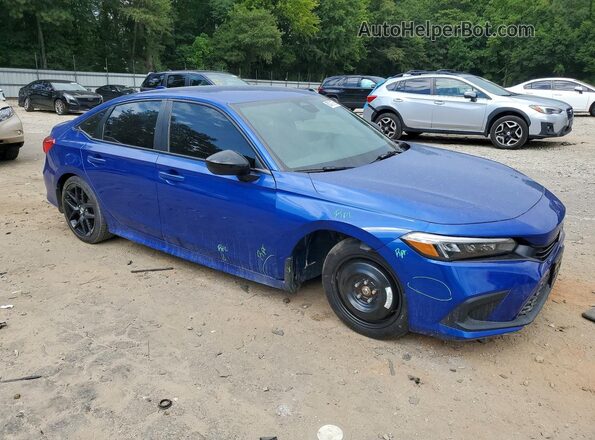 2HGFE2F58RH569568 2024 HONDA CIVIC Blue Przód prawy