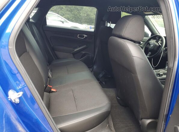 2HGFE2F58RH569568 2024 HONDA CIVIC Blue Widok tylnych siedzeń
