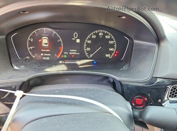 2HGFE2F58RH575547 2024 HONDA CIVIC White ხელსაწყოთა პანელის ხედი