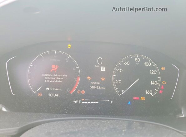 2HGFE2F58RH586967 2024 HONDA CIVIC White Instrument cluster view
