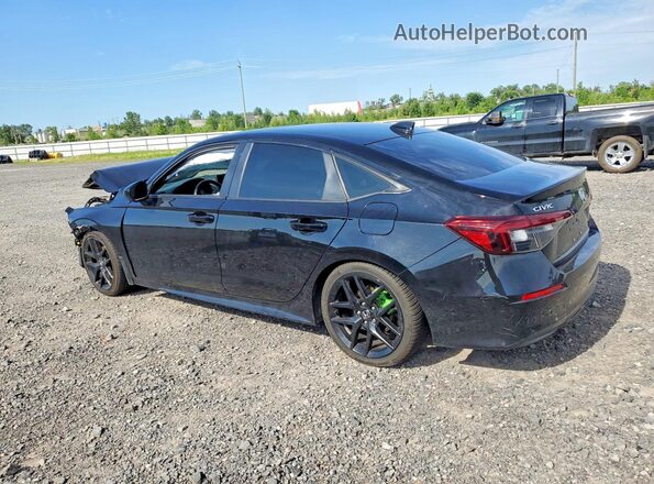 2HGFE2F58SH105931 2025 HONDA CIVIC Black Հետևի ձախ