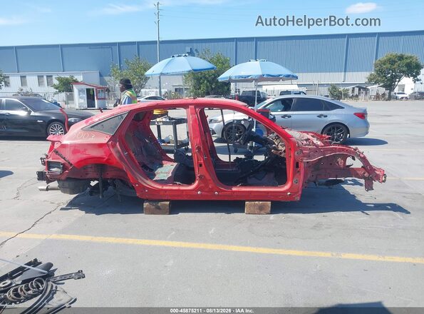 2HGFE2F58SH523003 2025 HONDA CIVIC Red Widok wnętrza z tyłu