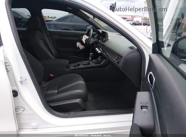 2HGFE2F58SH540500 2025 HONDA CIVIC White წინა სალონის ხედი