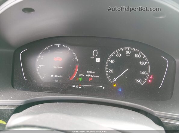 2HGFE2F58SH540500 2025 HONDA CIVIC White უკანა სავარძლების ხედი