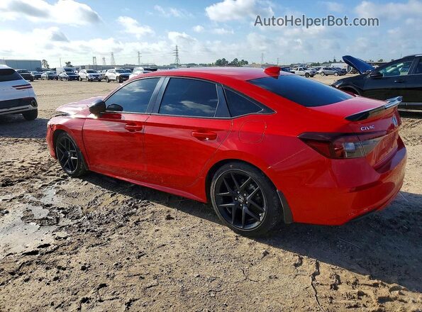 2HGFE2F58SH540657 2025 HONDA CIVIC Red Հետևի ձախ