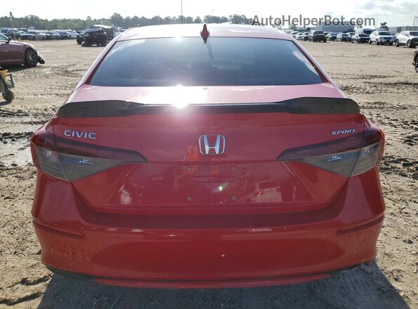 2HGFE2F58SH540657 2025 HONDA CIVIC Red Հետևի տեսք