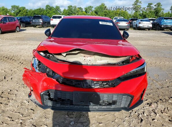 2HGFE2F58SH540657 2025 HONDA CIVIC Red Դիմացի տեսք