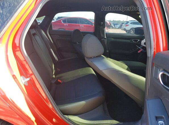 2HGFE2F58SH540657 2025 HONDA CIVIC Red Հետևի նստատեղերի տեսք